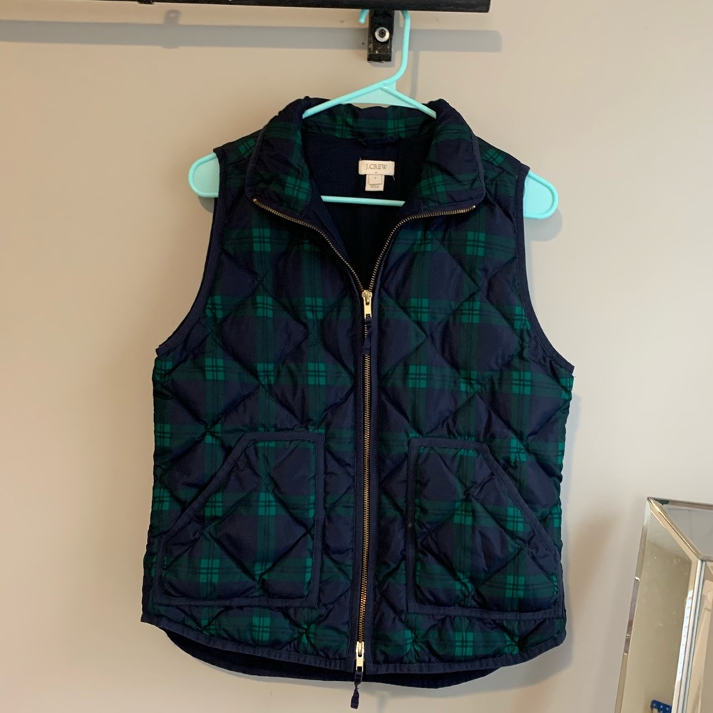 Jcrew plaid vest!
